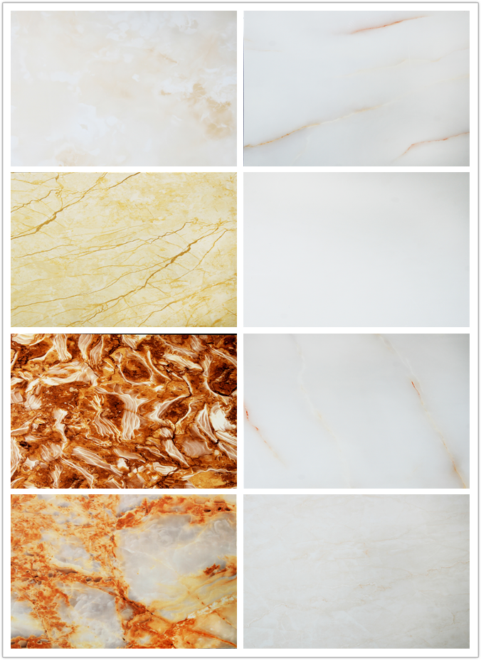 high quality plastic pvc marble sheet