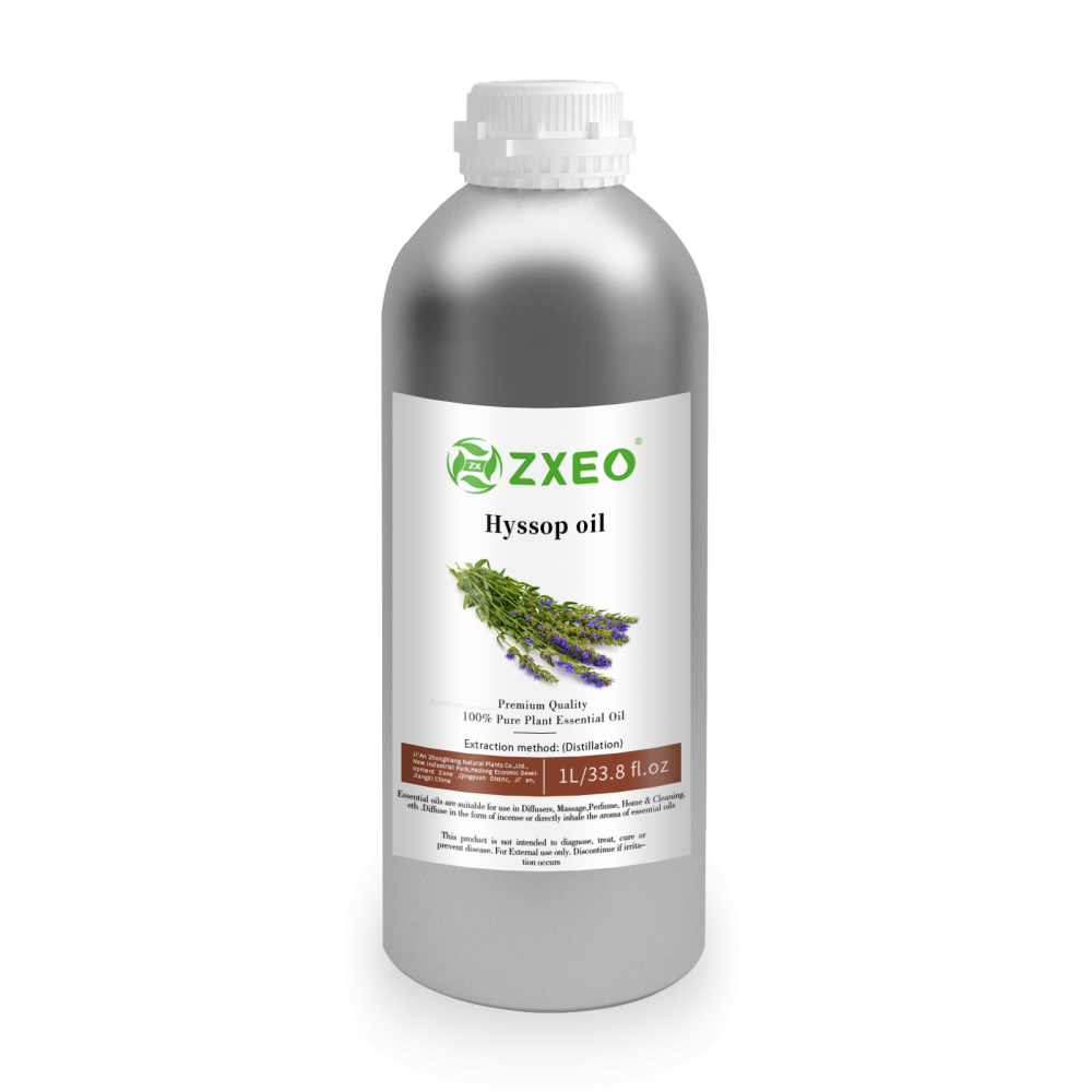 Aceite esencial de hysop orgánico natural 100%puro para promover una apariencia más saludable y radiante