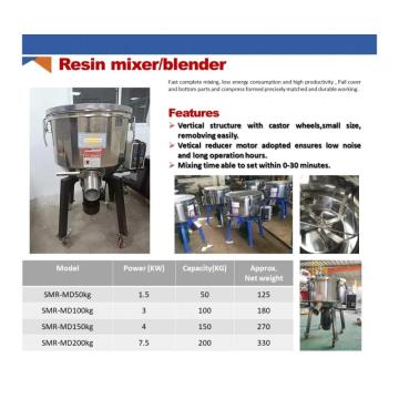 Pellet Materiaal Kunststof Kleur Verticale Mixer