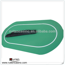 36*72inch GreenSure Stick Oval Poker Table Rubber Mat