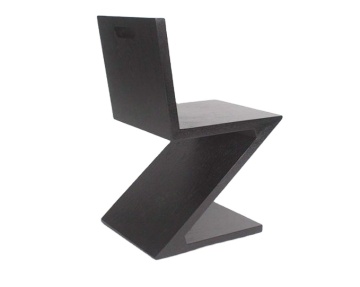 wooden Plywood Zig Zag Chair