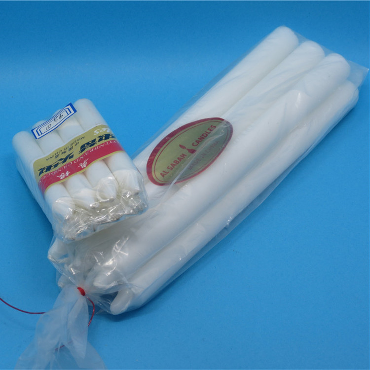  white taper candles 