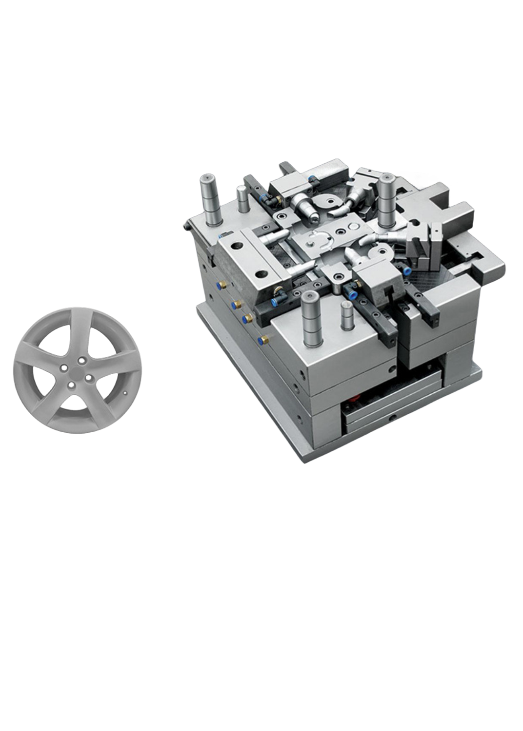 Rad Nabeninjektion Form Automobilkunststoffteile Schimmelpilze