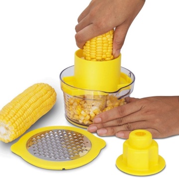 Corn Stripper With Measuring Cup And Grater