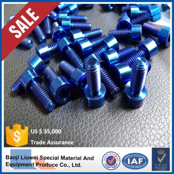 anodized titanium bolts for bicycle bike
