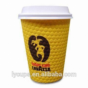 black paper coffee cup , white paper coffee cups