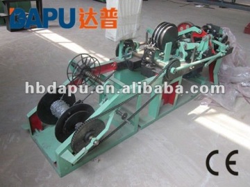 galvanised iron/PVCcoated barbed wire machine