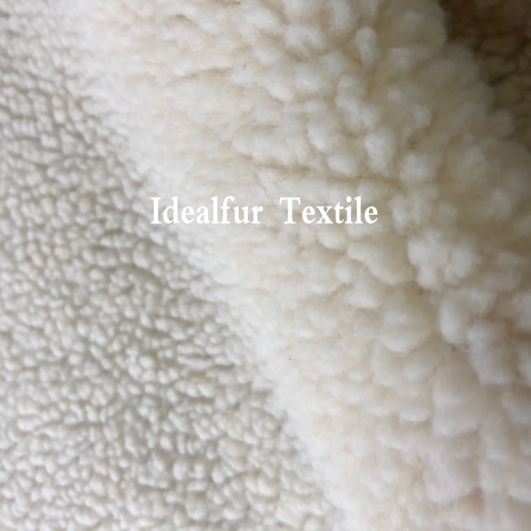 Solid Color Short Pile Granule Imitation Wool Fur