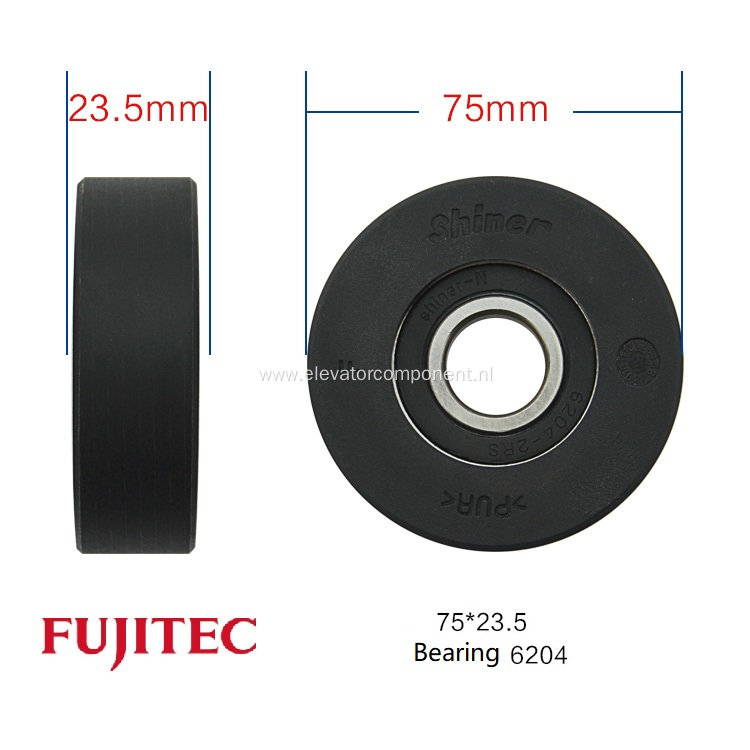 Fujitec Escalator Step Roller 75X23.5X6204