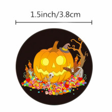 Halloween holiday decoration sticker label printing