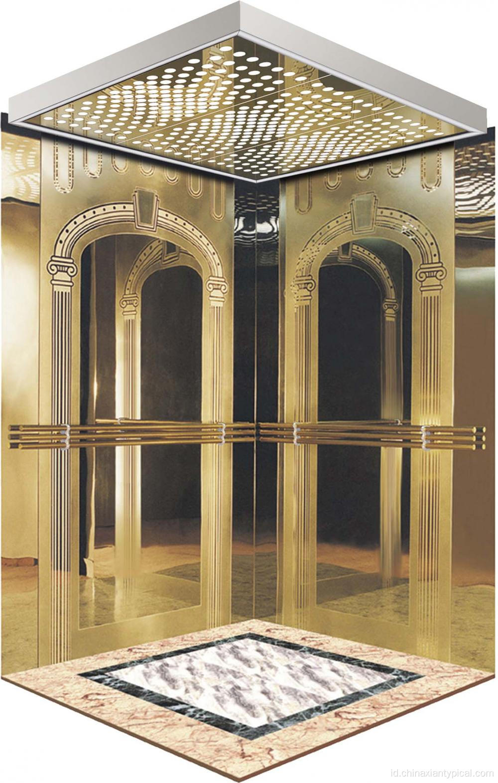 Elevator Berkualitas Jerman dengan Traksi Gearless