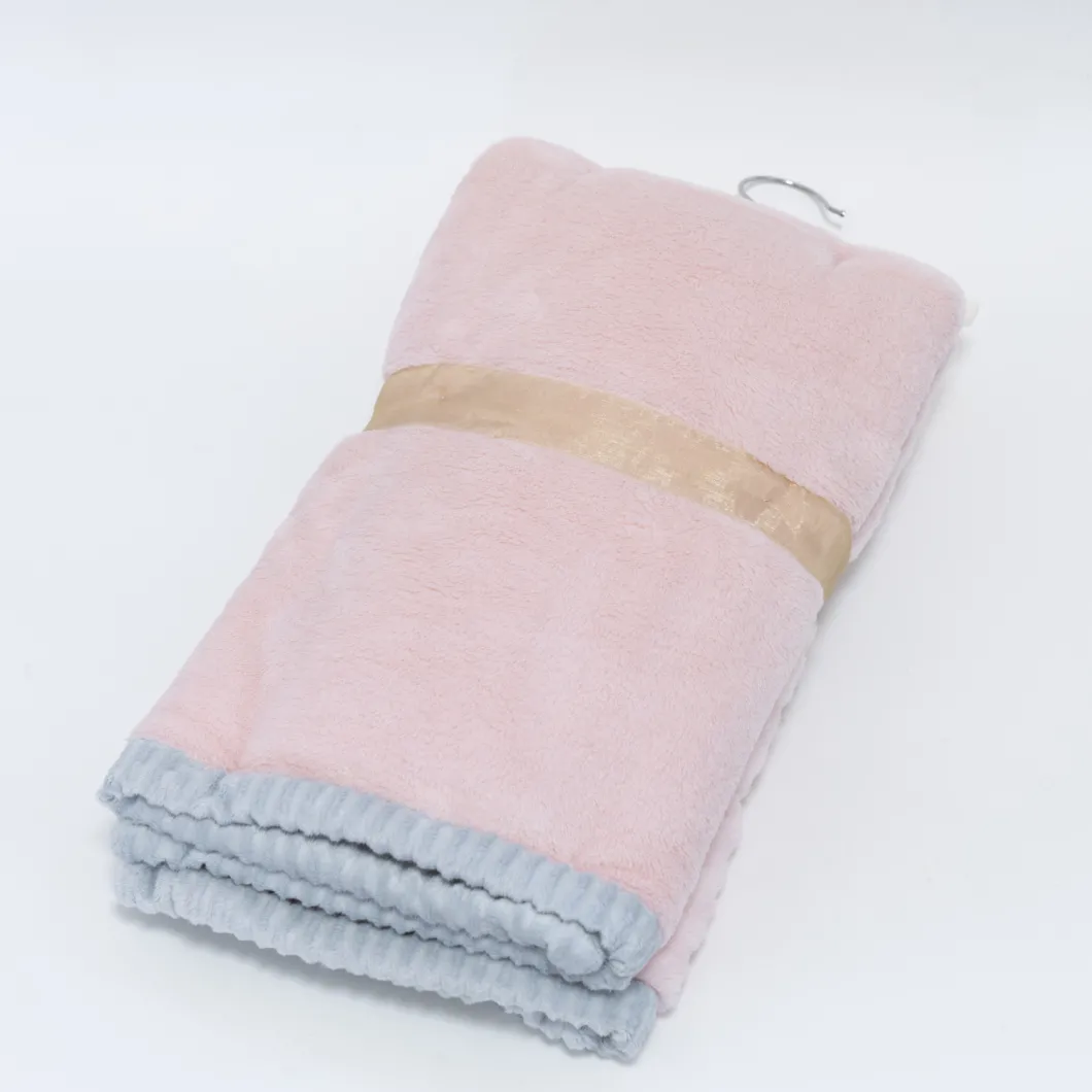 Factory Direct Selling Throw Baby Flannel Blanket Cashmere Feeling Flannel Throw Blanket