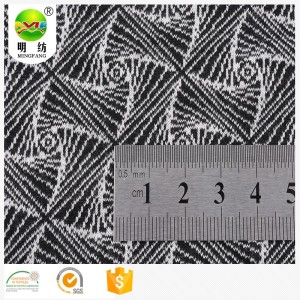 Wholesale cotton polyester spandex knitted jacquard fabric
