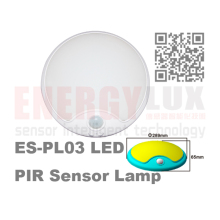 PIR Ceiling Lamp LED 12W.Max