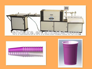 plastic cup cup coiling machine