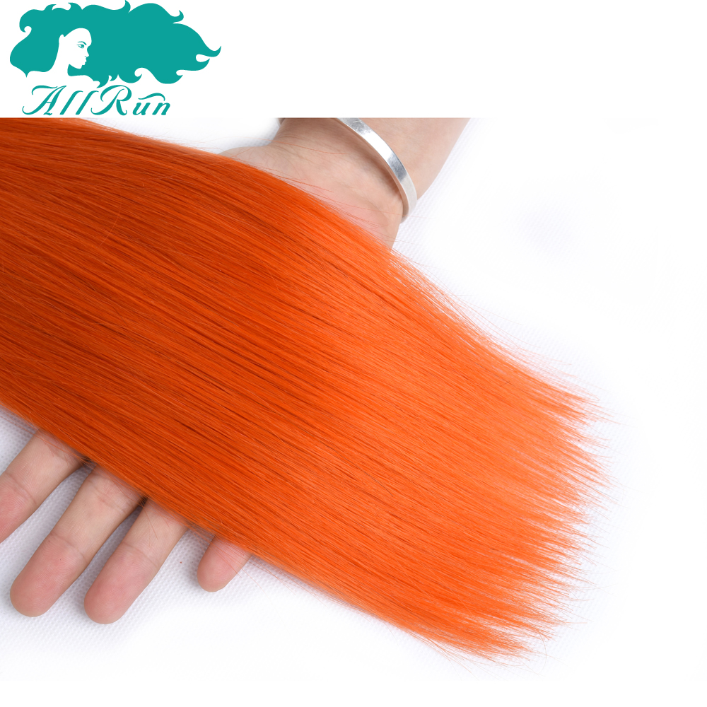 beaudiva orange brazilian hair coloring hot selling 1pc brazilian hair weave bundles 100% human hair shedding free