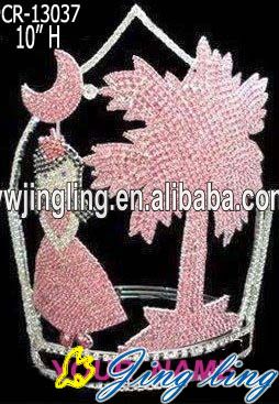 Jingling Cheap crown cute girl coconut palm shape