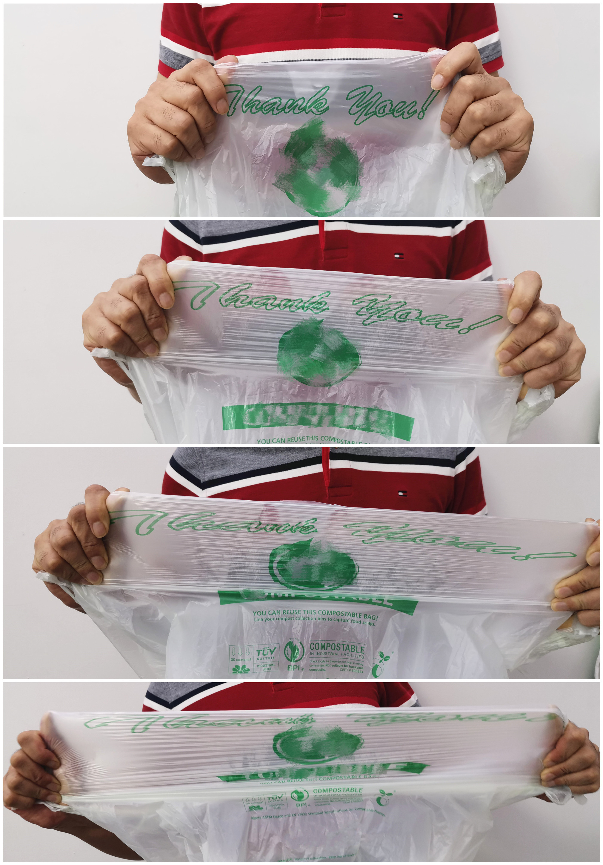 100% Bio Degradable Plastic Bags 