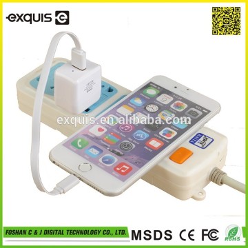 novelties wholesale china multi port home wall charger