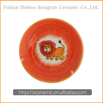 Good quality new design ceramic dinner plate personalized ceramic dishes