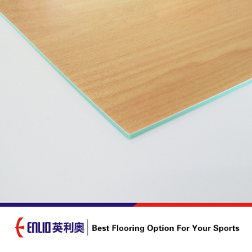 Enlio wood grain vinyl sports floor