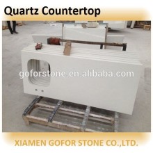 sparkle white quartz countertop