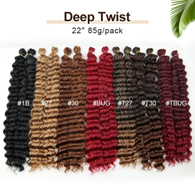 20inch jumbo twist braids crochet braid meches hair crochet hair extension braid deep wave