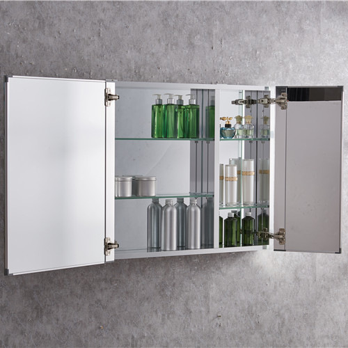 Aluminum bathroom cabinet