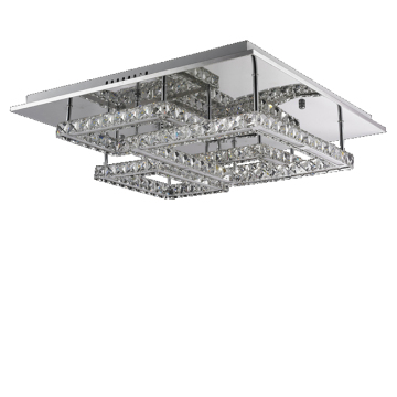 fashion modern crystal light rectangular chandelier