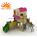 Pink Outdoor Playground Equipement Playhouse Dijual