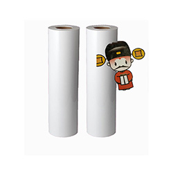 Angelacrox Custom Textile PET Metallic Thermal Press HTV Rolls Heat Transfer Vinyl For T-shirt Logo