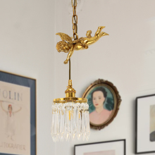Jewellerytop Brass Cupid Pendant Light