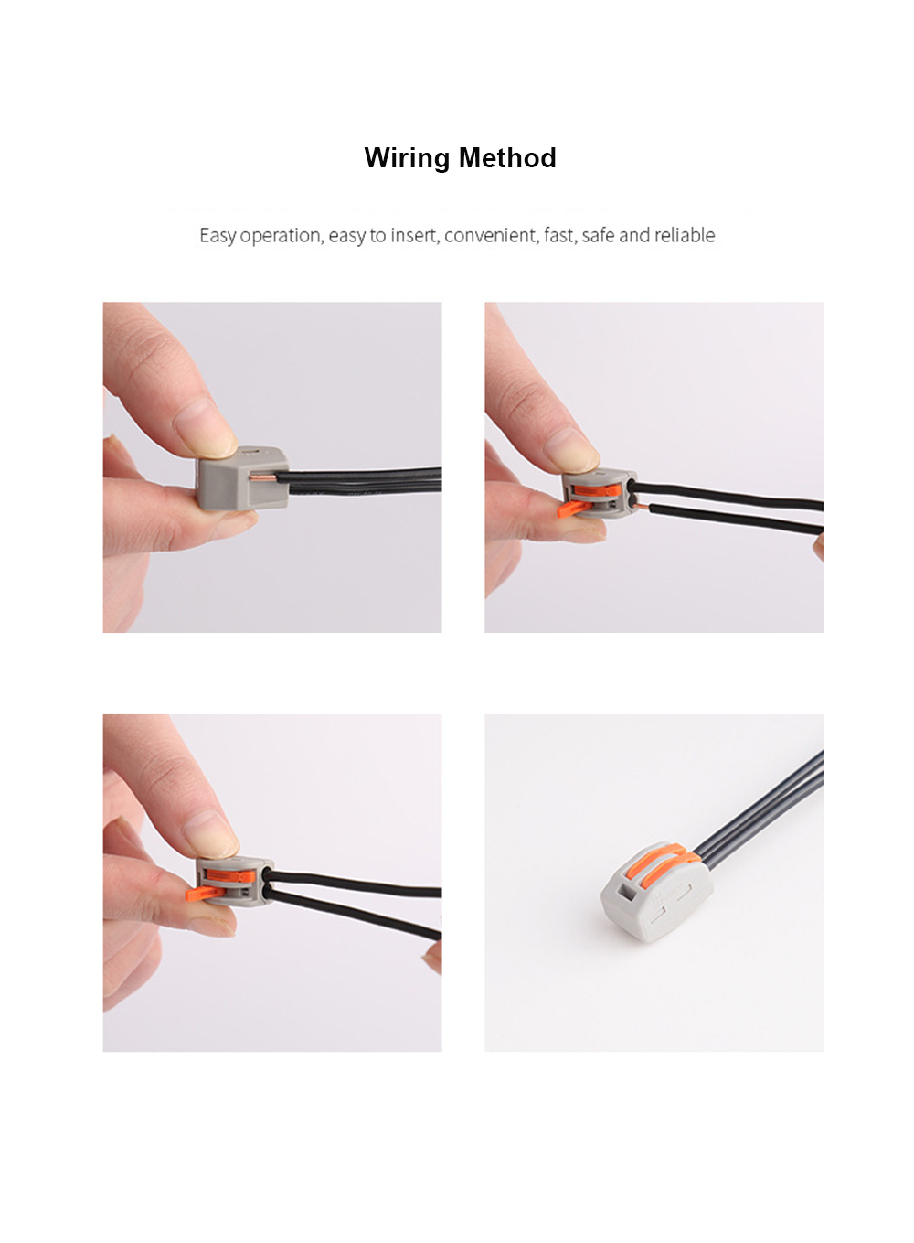 Plug-in type Terminal-Wiring Method