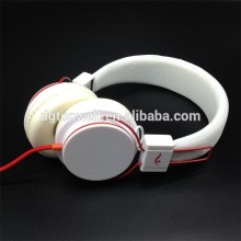 Folding design woven headband adult headphone with brand logo
