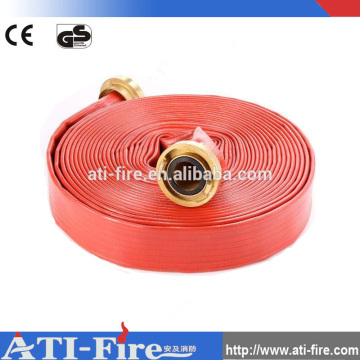 Fire fighting hose with coupling