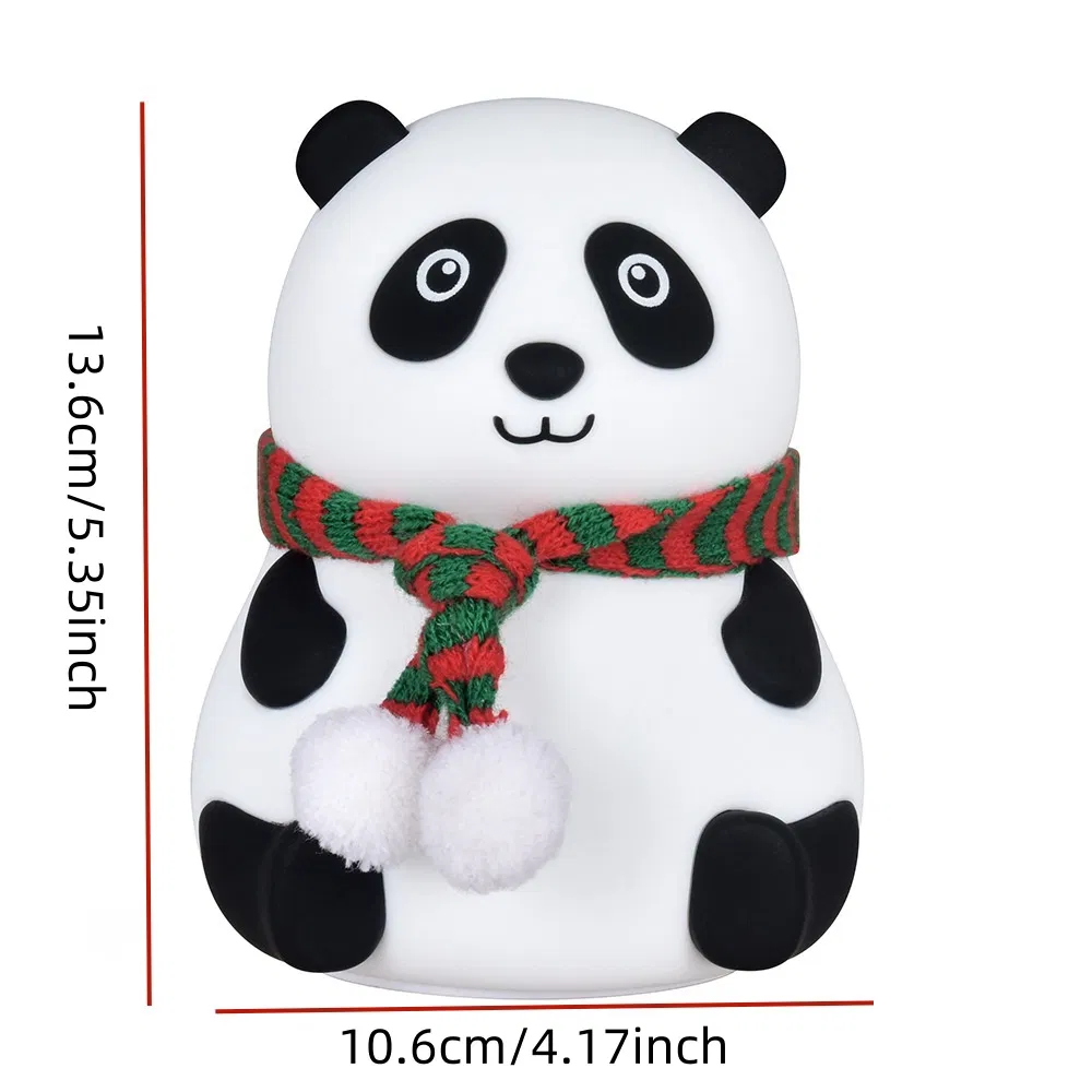 Cute Panda Eye Protection Night Light for Bedroom Sleep Atmosphere