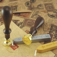 customize design embossing seal metal logo sticker stamp