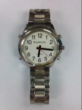 Alloy Case Quartz Talking Watch