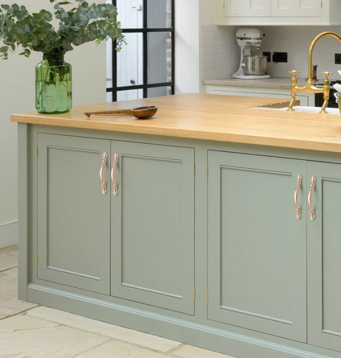 	 Mid-Century Modern Arch Cabinet Pulls