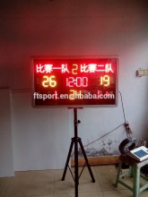 LED Digital Number Display Scoreboard with Wheels