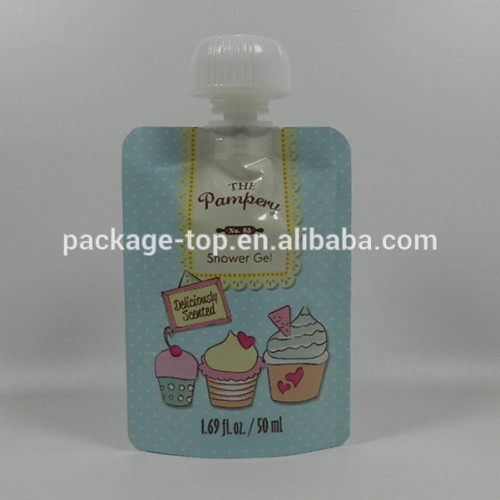 accept custom order spout pouch for milk/juice/baby food