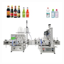 Alcohol Bottle Filling Capping and Labeling Machine Line