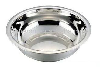 basin, stainless steel round basin