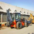 รถแทรกเตอร์ขนาดเล็กพร้อมรถขุด backhoe loader front end