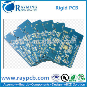 Blue Soldermask Rigid pcb With Gold Plating