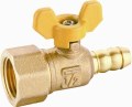 Đôi miệng Brass Nữ vít Leakproof Gas Ball Valve