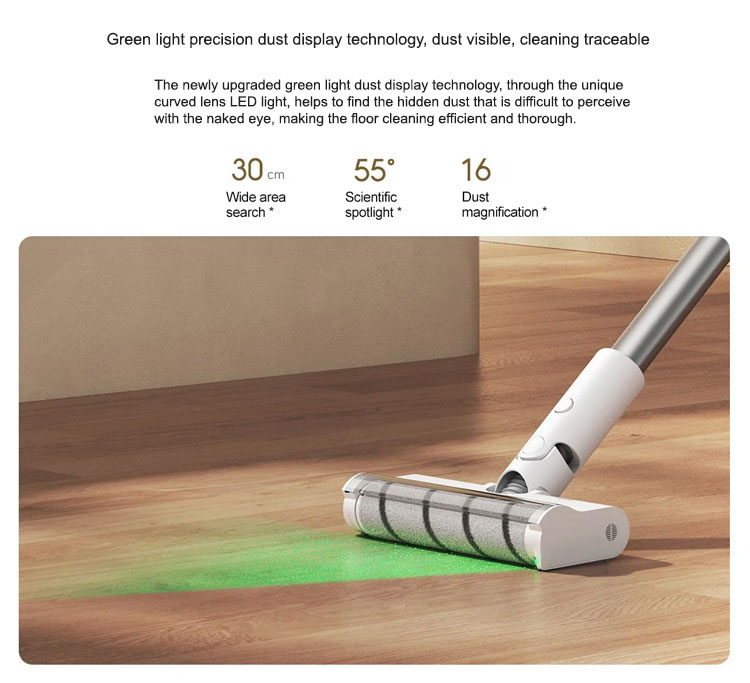 Xiaomi Mijia Wireless Vacuum Cleaners 2 Visible Dust Edition 24kPa Suction Cordless Handheld Vacuum