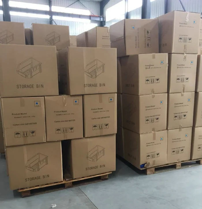 Warehouse Storage Plastic Stackable Spare Part Box