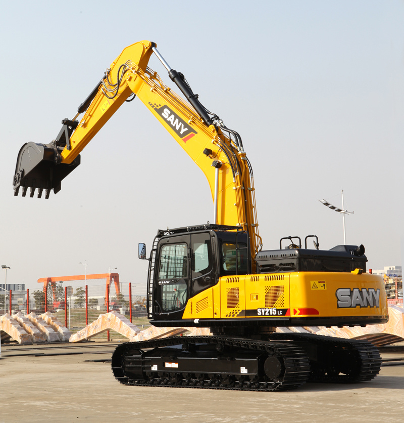 SANY SY215C Excavator Pelles de pelle rétro à longue flèche