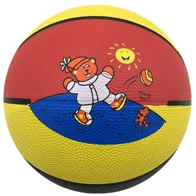 Colorful Rubber Basketballs Sporting Toy